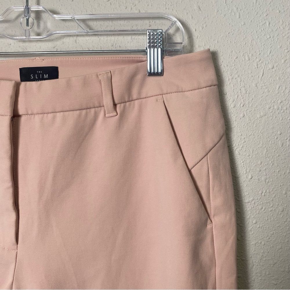 White House Black Market The Slim Ankle Light Pink Pants Women's Size 10L - Picture 6 of 16